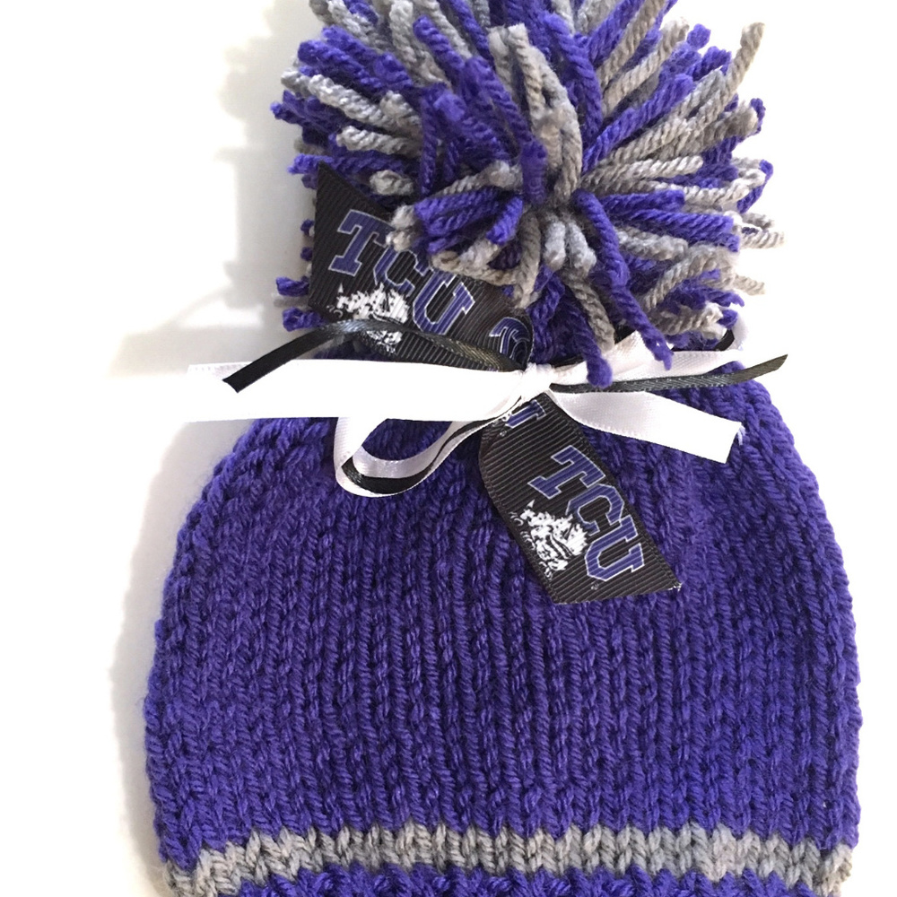 TX Christian University HORNED FROGS Baby Hat TCU *NEW*